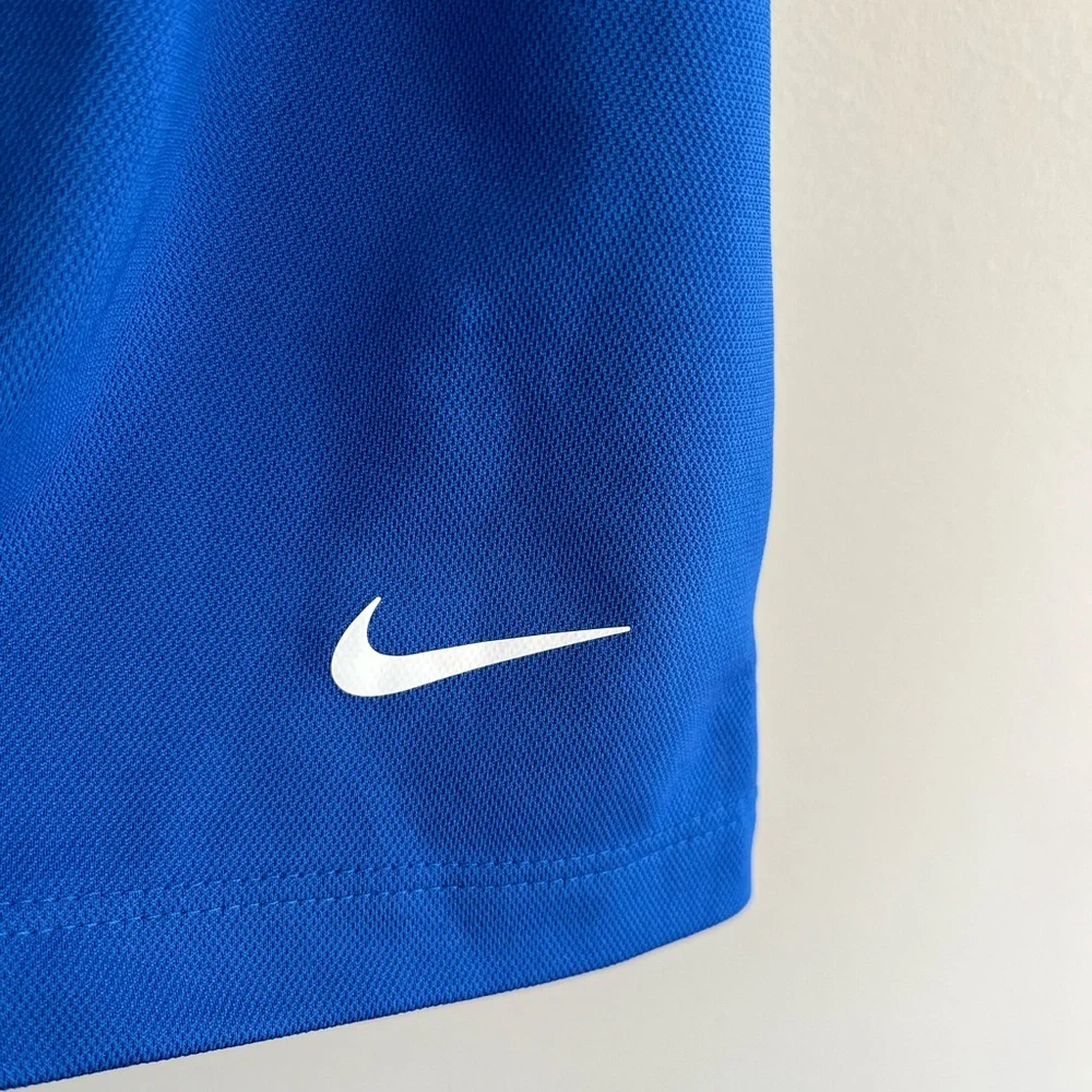 Nike Men's DRI-FIT Blue Polo Shirt size 2XL
